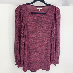Max Studio Balloon Sleeve Lightweight Knit Sweater Size S New
